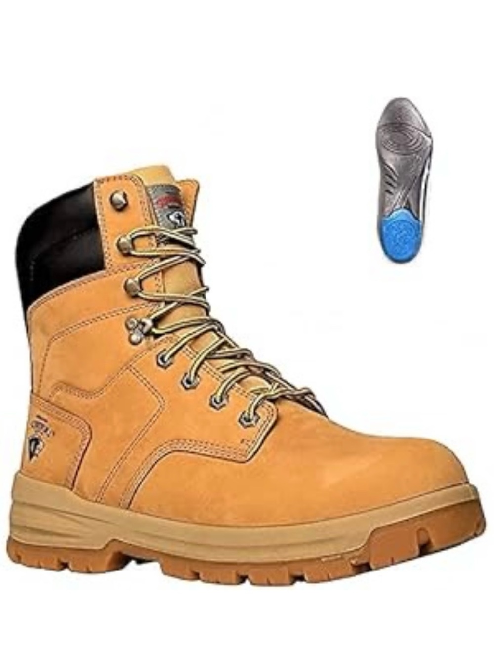 Herman Survivors Grizzly Men's Steel Toe Work Boots Size 6W Tan Leather Safety
